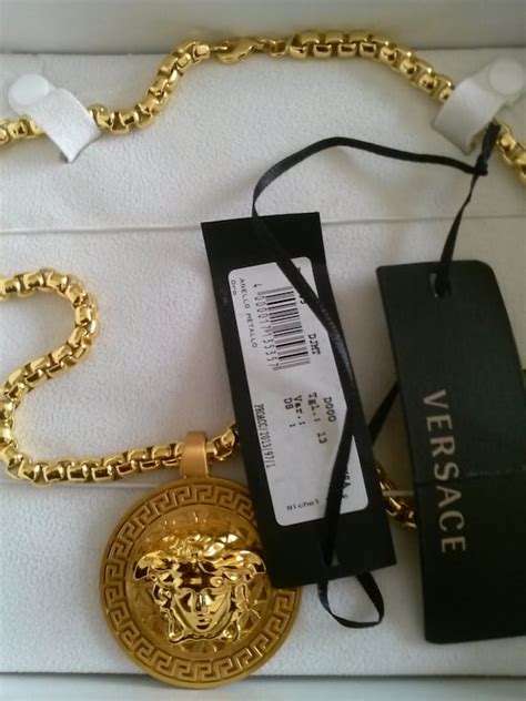 real gold versace chain